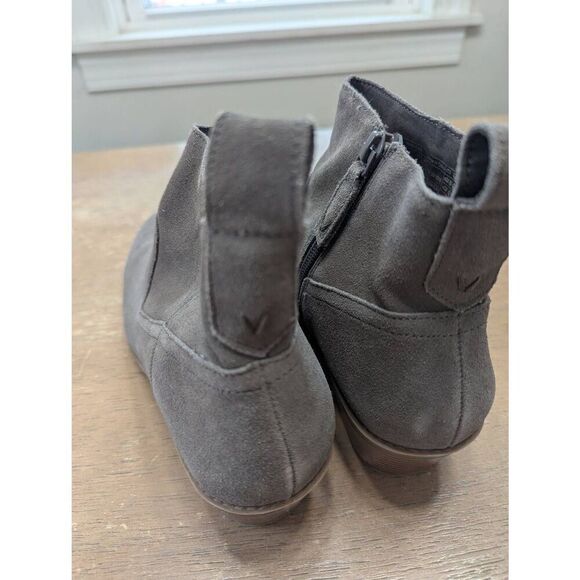 Vionic Joy Vera Ankle Boots women's size 8.5 taupe slouchy zipper booties suede - Picture 5 of 9